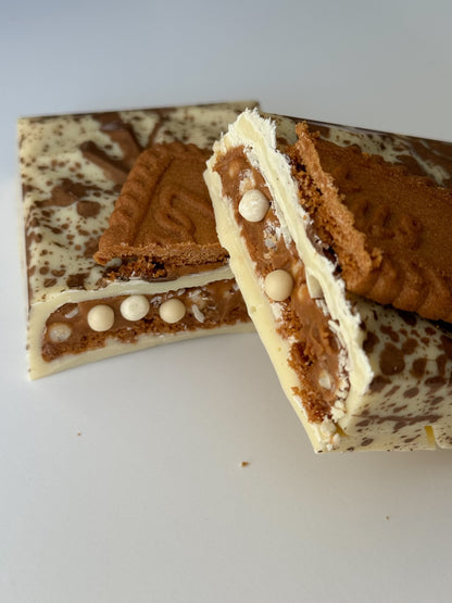 White Lotus Biscoff Crunch Chocolate Bar