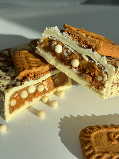 White Lotus Biscoff Crunch Chocolate Bar